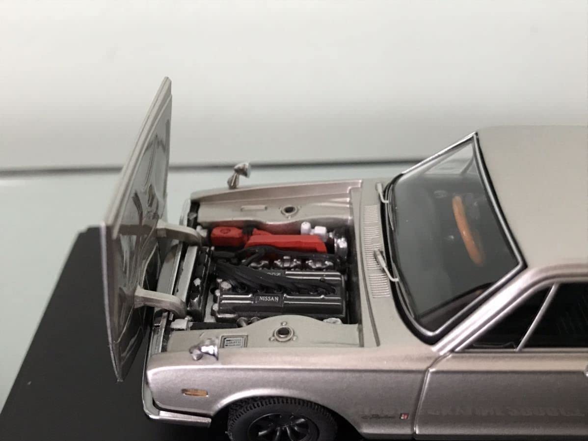 Amazon | 1/43 スカイライン 4ドア ハコスカ ミニカー シルバー 京商